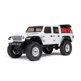Axial 1/24 SCX24 Jeep JT Gladiator 4x4 RTR brushed rock crawler with detailed exterior and rugged off-road tires.