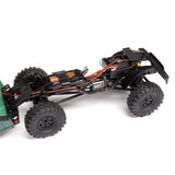 Axial 1/24 SCX24 Dodge Power Wagon 4X4 RTR brushed rock crawler on rough terrain