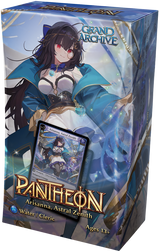 Arisanna Astral Zenith Pantheon deck from Grand Archive TCG: Radiant Origins by Weebs of the Shore, featuring colorful fantasy card artwork.