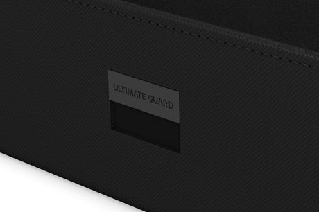 Ultimate Guard Arkhive 800+ XenoSkin monocolor card storage box with black exterior, designed for collectible trading cards.