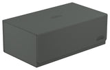 Gray Ultimate Guard Arkhive 800+ XenoSkin monocolor card storage box for organizing trading cards