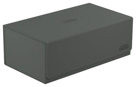 Gray Ultimate Guard Arkhive 800+ XenoSkin monocolor card storage box for organizing trading cards