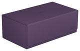 Purple Ultimate Guard Arkhive 800+ XenoSkin monocolor card storage box for trading cards.