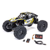Axial 1/18 UTB18 Capra 4WS 4X4 RTR brushed rock crawler with detailed chassis and off-road tires.