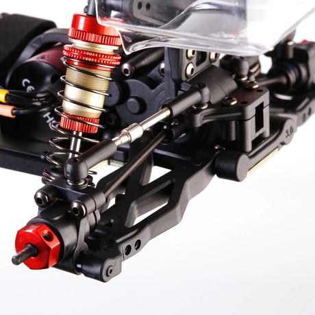 LC Racing BHC-1 1/14 2WD Buggy Kit with detailed chassis and components for RC racing, ready for assembly and customization.