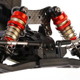 LC Racing L5029 carbon fiber front shock tower for BHC-1 RC car, detailed view of lightweight, durable shock tower component.