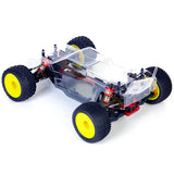LC Racing BHC-1ST 1/14 scale 2WD stadium truck kit with detailed chassis and components, ready for assembly and racing.