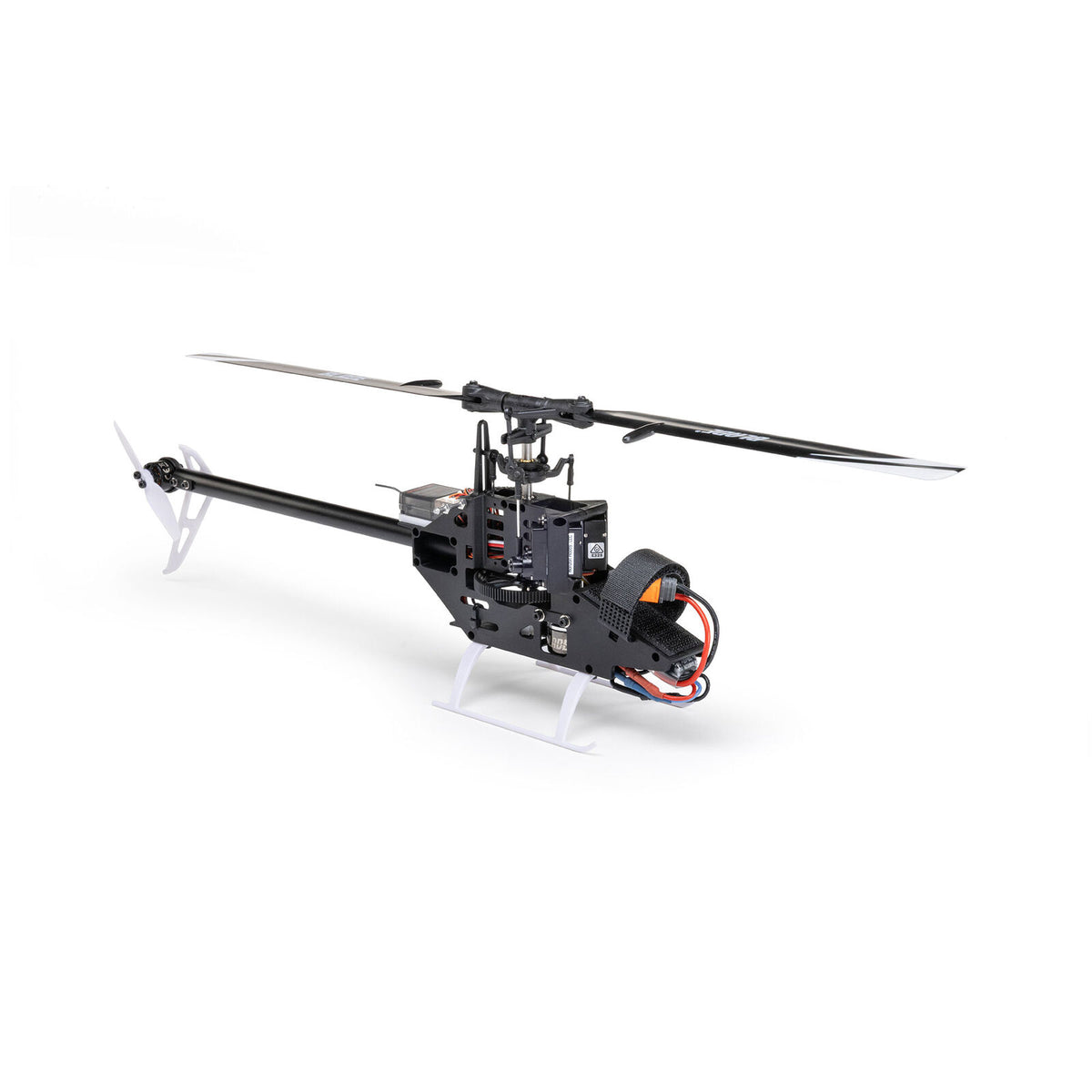 Blade Revolution 155 CP RTF with SAFE drone in flight, featuring sleek design and advanced safety features.