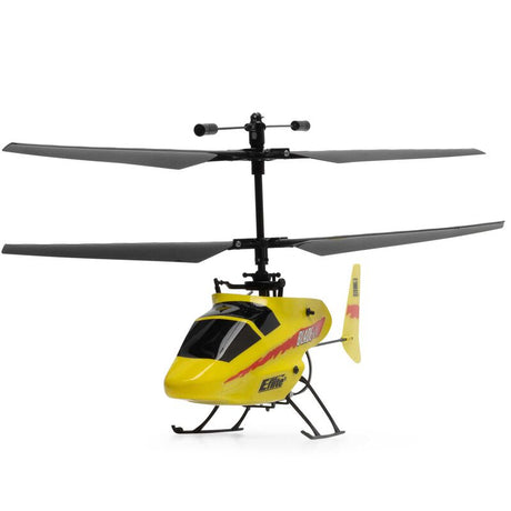 Blade mCX Anniversary Special Edition BNF RC helicopter with detailed rotor blades and sleek design, ready for flight.