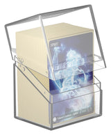 Ultimate Guard Boulder 80+ deck case for card storage, featuring a sturdy design and secure closure for collectible card protection.