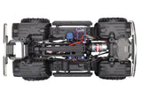 Traxxas TRX-4 1979 Ford Bronco remote control crawler off-road vehicle on display, detailed exterior with classic styling.