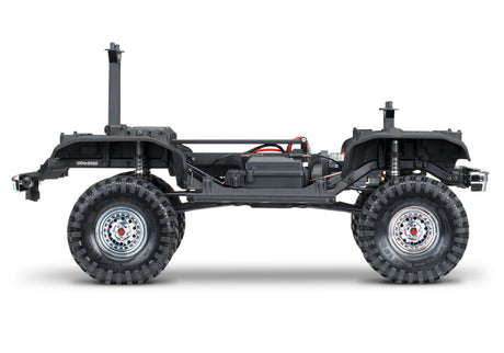 Traxxas TRX-4 1979 Ford Bronco remote control truck displayed on a studio background, showcasing detailed exterior and rugged design.