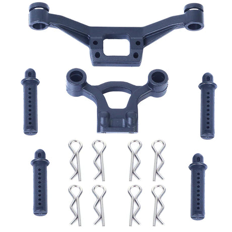 LC Racing L5059 body posts set with black posts and mounting hardware for RC car body support.
