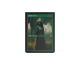 Heavy Play CURV Sleeves featuring a Druid Green design for collectible trading cards, with vibrant artwork on the front.