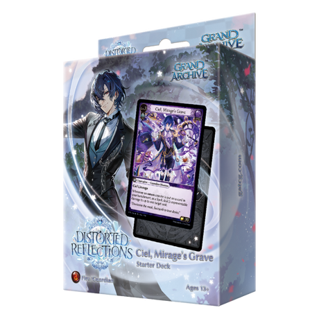 Ciel from Mirage’s Grave starter deck for Grand Archive TCG, featuring detailed card artwork and deck packaging.