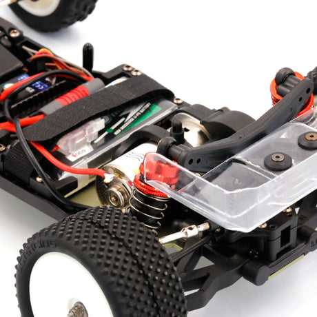 LC Racing BHC-1 1/14 scale 2WD RC buggy, detailed view showing chassis, wheels, and sleek design of this remote control vehicle.