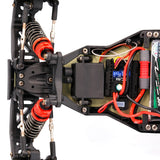 LC Racing BHC-1 1/14 scale 2WD RTR buggy with detailed chassis and colorful body, ready for off-road racing.