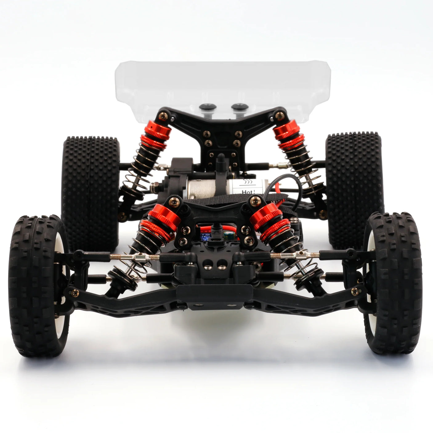 LC Racing BHC-1 1/14 scale 2WD RTR buggy with detailed body, tires, and suspension system on a plain background.