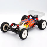 LC Racing BHC-1 1/14 scale 2WD RTR buggy with sleek black body and detailed chassis, ready for RC racing action