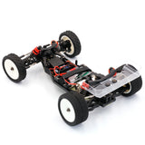 LC Racing BHC-1 1/14 scale 2WD RTR buggy with black and orange body and large tires, ready for off-road racing.