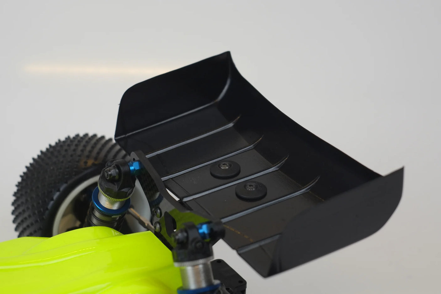 RC body Gurt Wing for 1:14 buggy by Phat Bodies, showing the lightweight, aerodynamic design on a scale model vehicle.