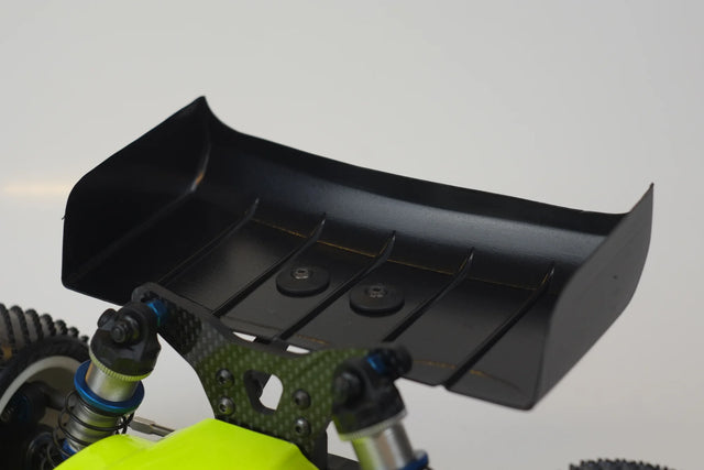 RC body Gurt Wing for 1:14 scale buggy by Phat Bodies, showing the aerodynamic wing design and vibrant graphics.