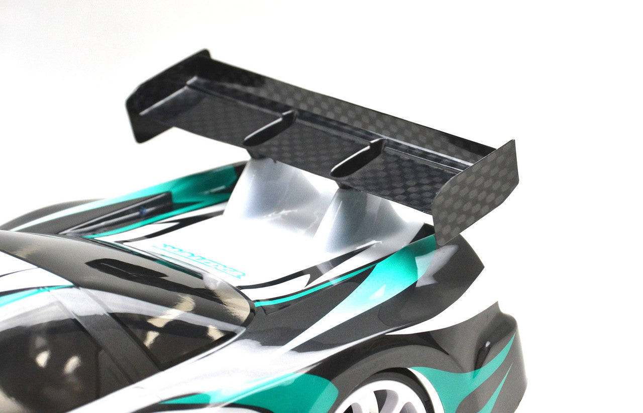 Exotek Racing Type-A 1/10 USGT RC car body with detailed design and aerodynamic shape, suitable for 1/10 scale RC racing vehicles.