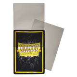 Dragon Shield smoke top-loading perfect fit sleeves for trading cards, featuring a semi-transparent black design.
