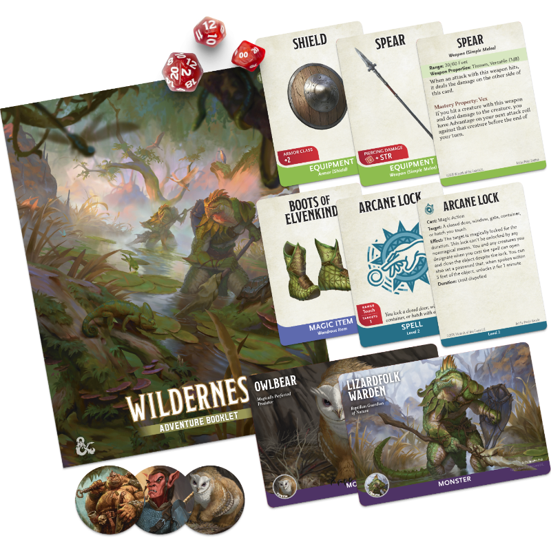 Dungeons and Dragons: Heroes of The Borderlands Starter Set box with colorful fantasy artwork from Wizards of the Coast.
