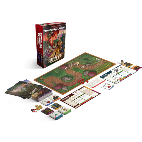 Dungeons & Dragons Starter Set Heroes of The Borderlands by Wizards of the Coast, featuring game box and character artwork.
