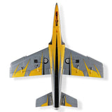 E-Flite Habu XS 80mm EDF jet model with detailed fuselage and wings, ready for RC flying.