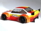 RC car diffuser body by Phat Bodies, featuring a sleek design for remote control vehicle customization.