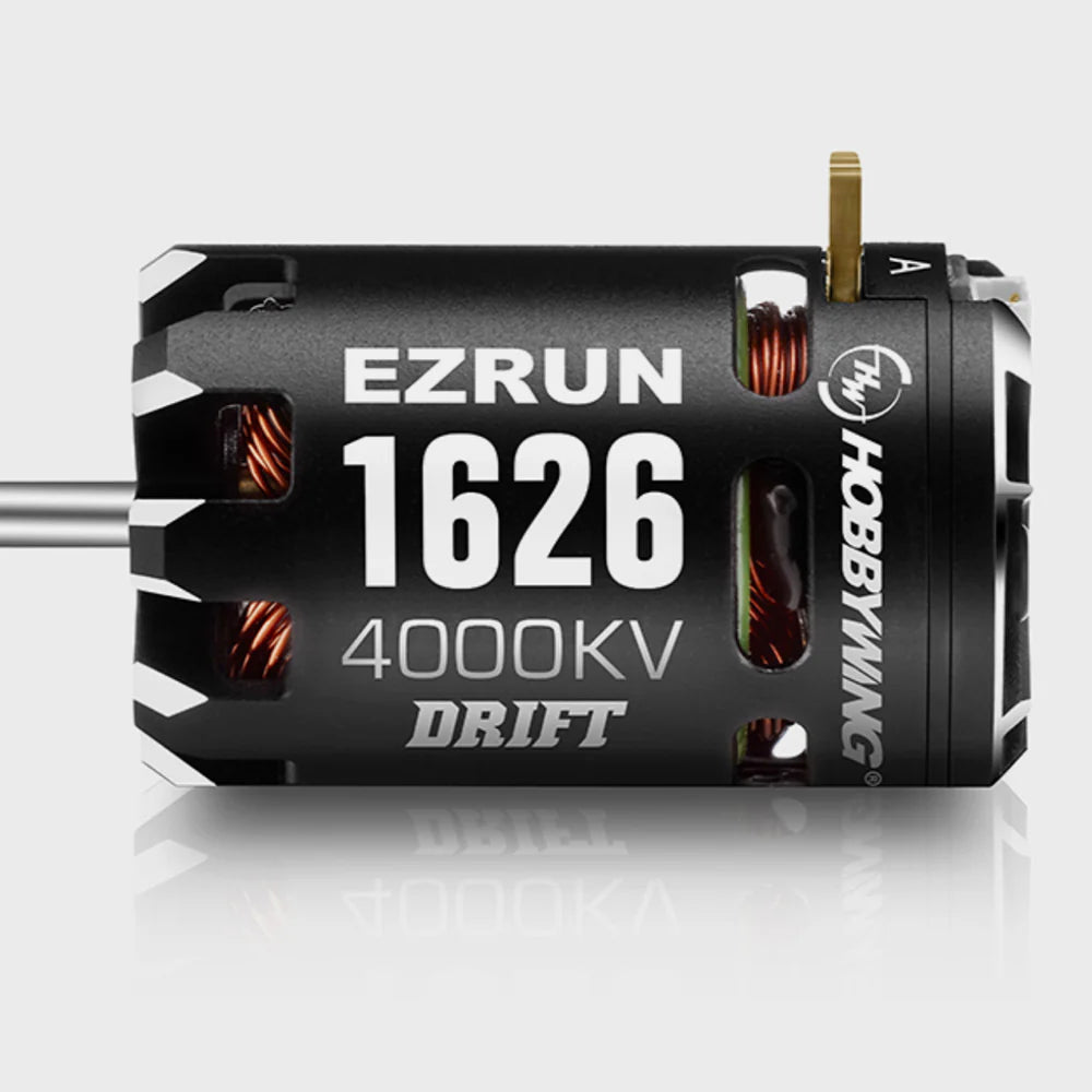 Hobbywing EZRUN 1626 Sensored RC Car Drift Motor with 4000KV for high-performance drifting and hobby racing.