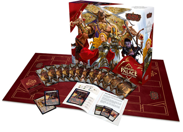 Flesh and Blood Smash Palace Chorus of Steel collectible trading card by Legends Story Studios, featuring vibrant artwork and game details