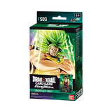 Bandai Dragon Ball Super Fusion World Starter Decks, featuring colorful cards with characters and artwork from the Dragon Ball universe.