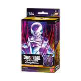 Bandai Dragon Ball Super Fusion World Starter Decks featuring colorful cards with characters from the Dragon Ball series.