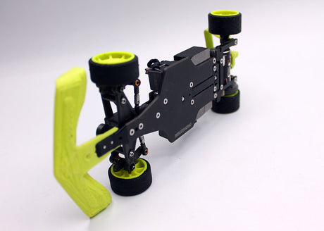 Red Reflex Racing FX28 Formula RC car kit with detailed body and racing decals, ready for high-speed remote control racing.