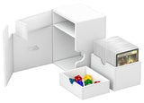 Ultimate Guard Flip'n'Tray 133+ Xenoskin card storage tray in white, featuring a sleek design for organizing trading cards.