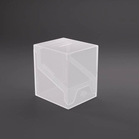 Gamegenic Bastion 100+ XL TCG binder in white with multiple card sleeves and sturdy cover for trading card storage.