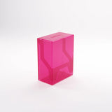Gamegenic Bastion 50+ XL TCG binder with pink cover, designed for trading card storage and organization.