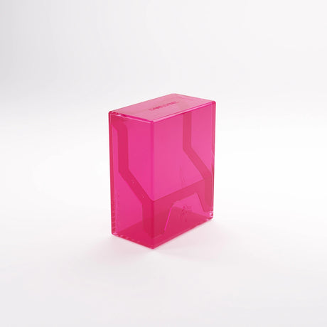 Gamegenic Bastion 50+ XL TCG binder with pink cover, designed for trading card storage and organization.