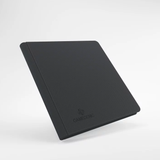 Black Gamegenic 24-pocket zip-up TCG binder with clear plastic pages for card storage and organization.
