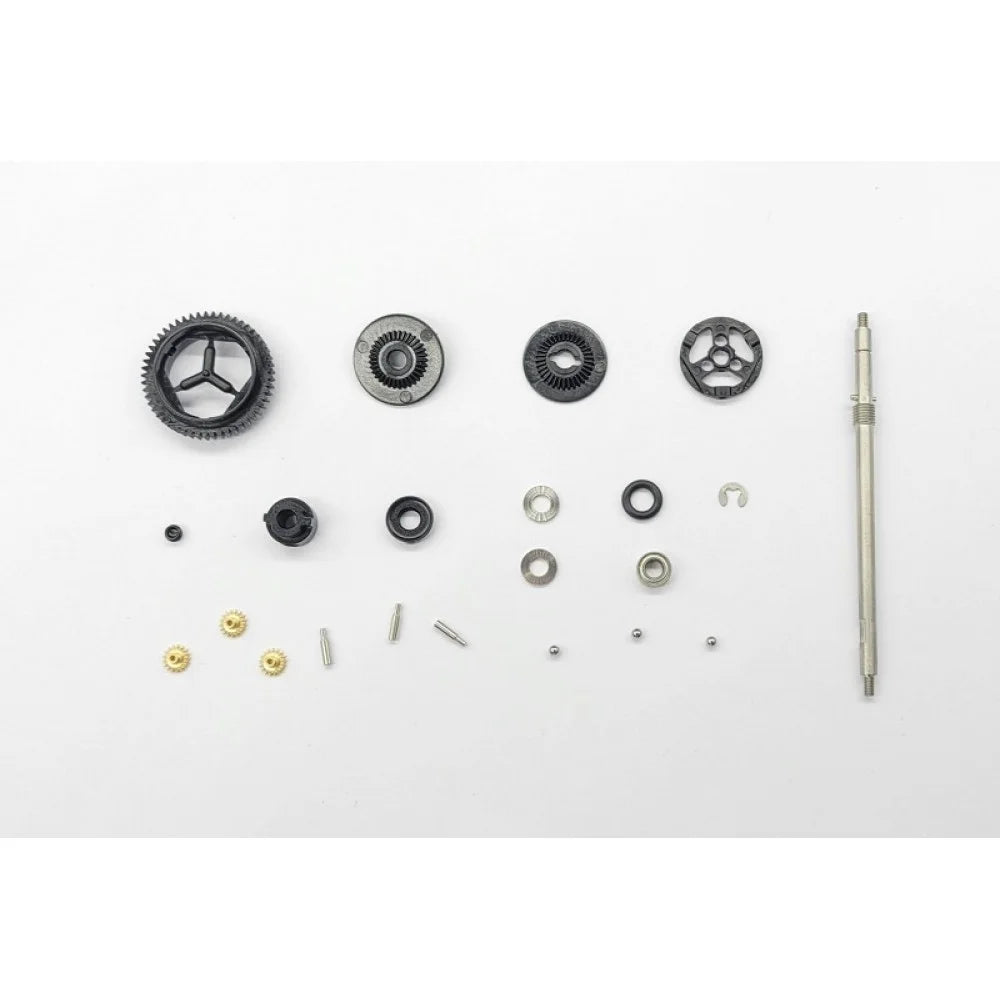 GL Racing gear differential GL-GD-001, automotive part with detailed gear components, shown in close-up view for vehicle performance.
