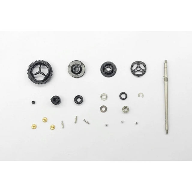 GL Racing gear differential GL-GD-001, automotive part with detailed gear components, shown in close-up view for vehicle performance.