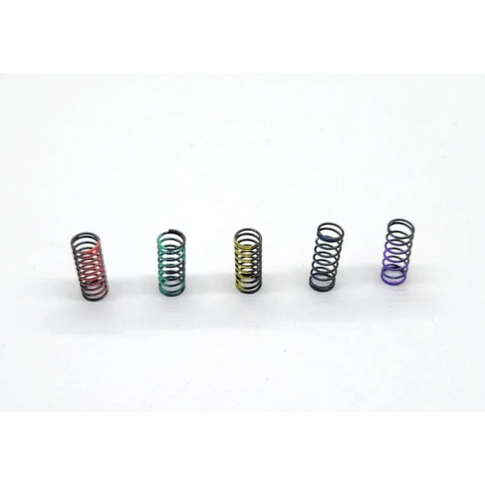 GL Racing GTR Option Center Spring Set, black coil springs for RC car suspension, shown on a plain background.