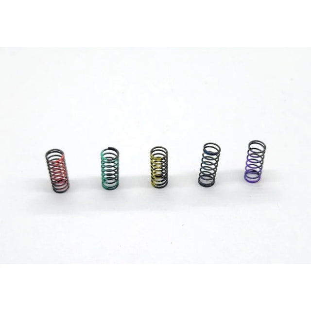 GL Racing GTR Option Center Spring Set, black coil springs for RC car suspension, shown on a plain background.