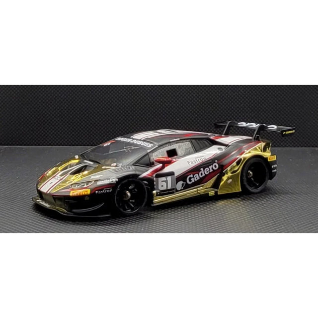GL Racing 1/28 Gadero LBO GT3 Body, 98mm scale, detailed RC car body with aerodynamic design and racing decals.