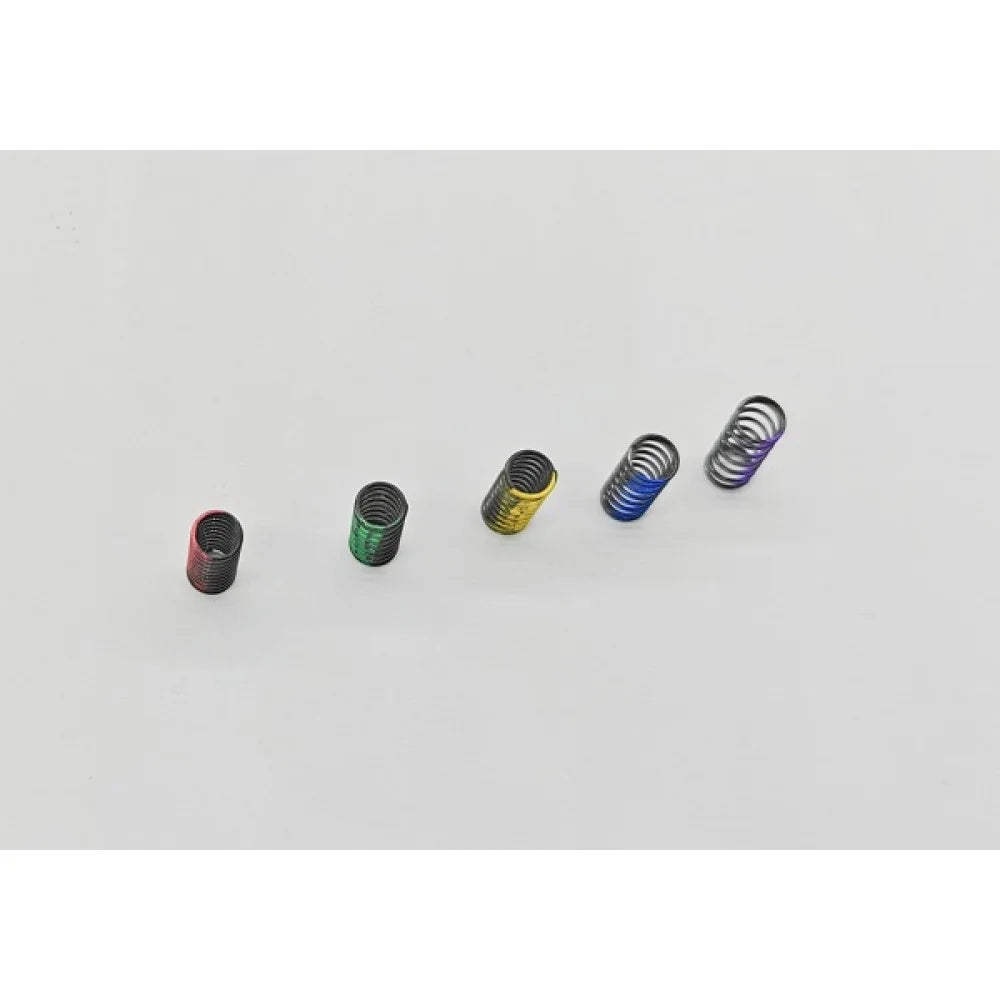 GL Racing LMP2 Central Spring Set showing multiple black springs arranged on a white background.