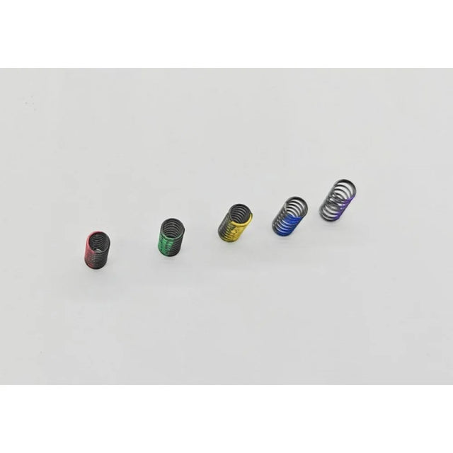 GL Racing LMP2 Central Spring Set showing multiple black springs arranged on a white background.