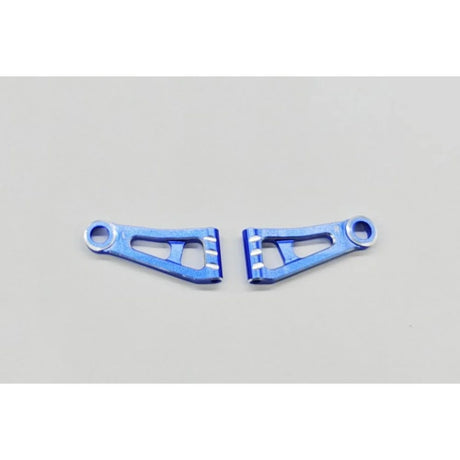 GL Racing LMP2 aluminum front upper arms, durable automotive suspension parts, shown in a close-up image.